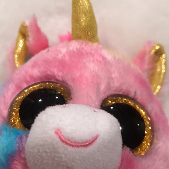 TY Beanie Boo Unicorn Bean Bag Plush Stuffed Animal - Picture 7 of 9